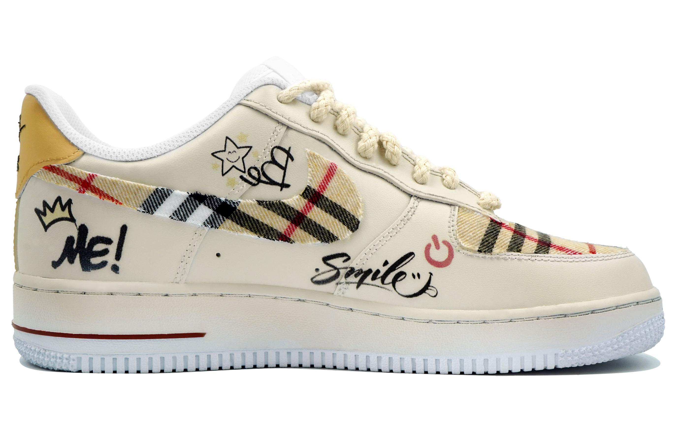 [Custom Shoes] Nike Air Force 1 'White Brown' 圖 3