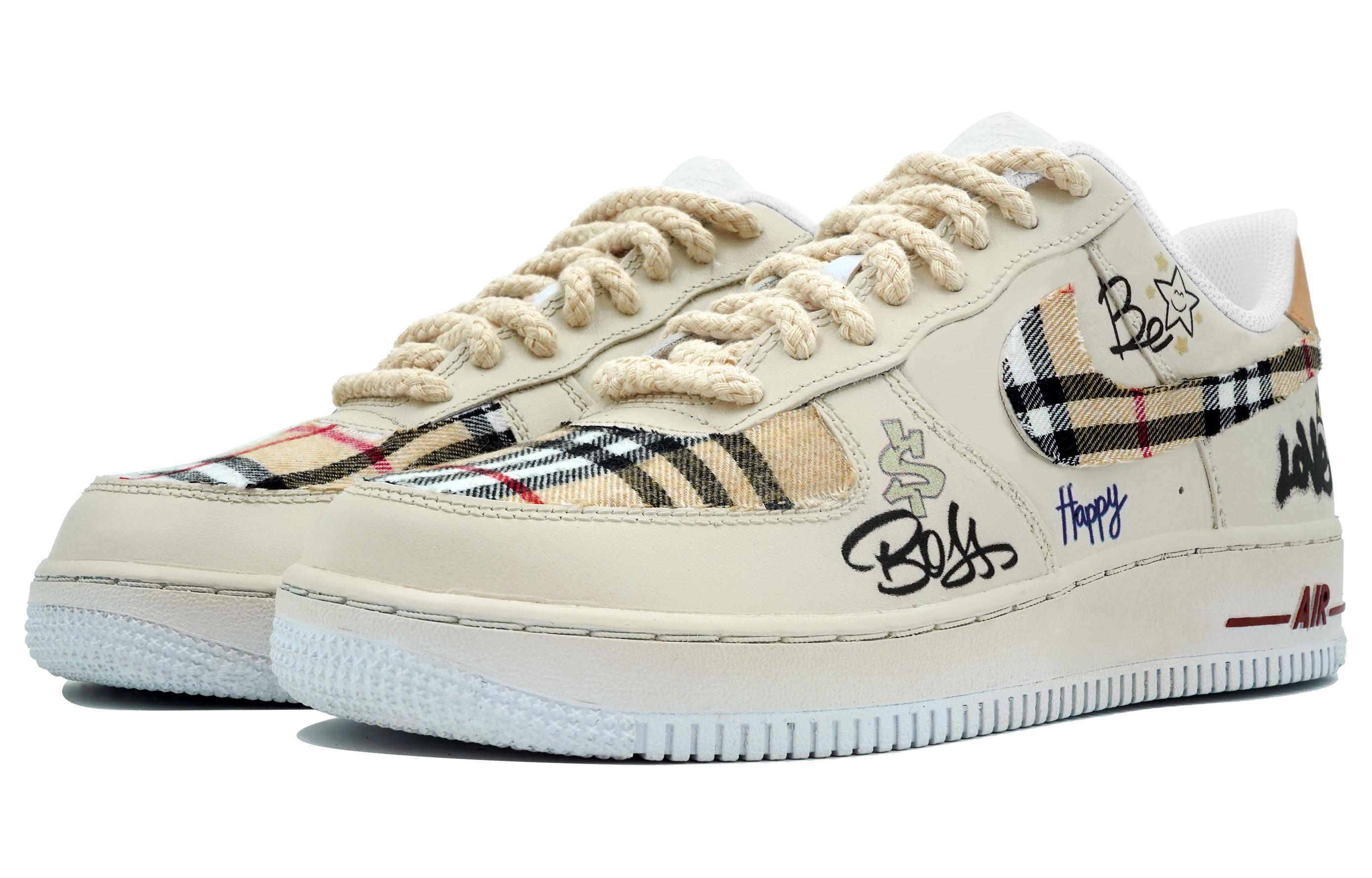 [Custom Shoes] Nike Air Force 1 'White Brown' 圖 4