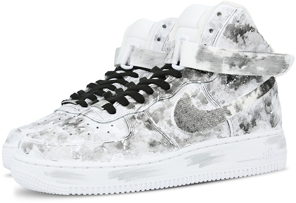나이키 에어포스 1 하이 '먹물 潑墨 중국풍' (Nike Air Force 1 High '먹물 발묵 중국풍') 653998-100(Team92-墨) Lookbook 나이키 에어포스 1 하이 '먹물 潑墨 중국풍' (Nike Air Force 1 High '먹물 발묵 중국풍') 653998-100(Team92-墨)