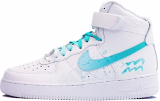 【客製化球鞋】Nike Air Force 1 High 藍色夢幻 滿天星辰 神秘星空 復古 高筒 板鞋 男款 白藍 Buy 【客製化球鞋】Nike Air Force 1 High 藍色夢幻 滿天星辰 神秘星空 復古 高筒 板鞋 男款 白藍