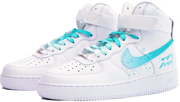 【客製化球鞋】Nike Air Force 1 High 藍色夢幻 滿天星辰 神秘星空 復古 高筒 板鞋 男款 白藍 Lookbook 【客製化球鞋】Nike Air Force 1 High 藍色夢幻 滿天星辰 神秘星空 復古 高筒 板鞋 男款 白藍