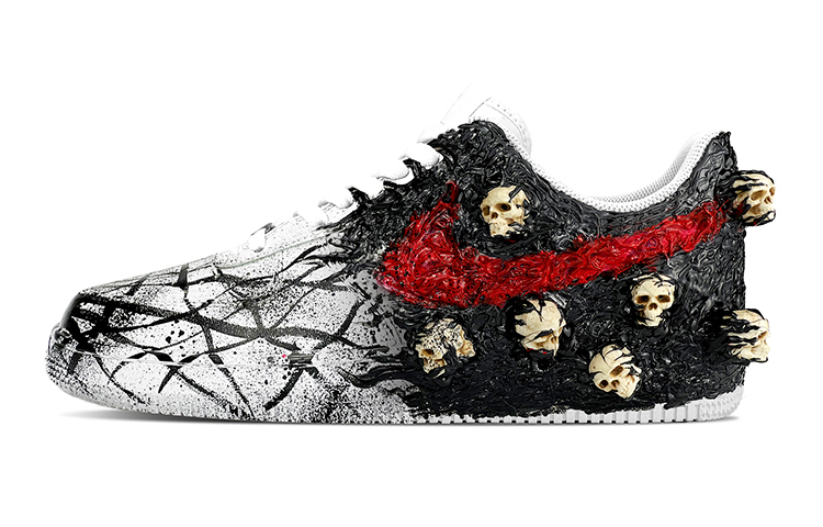 Buy [カスタムシューズ] ナイキ エアフォース 1 LE 'クトゥルフ ブラック レッド' DH2920-111(TeamY-女款克苏鲁地狱使者黑红)