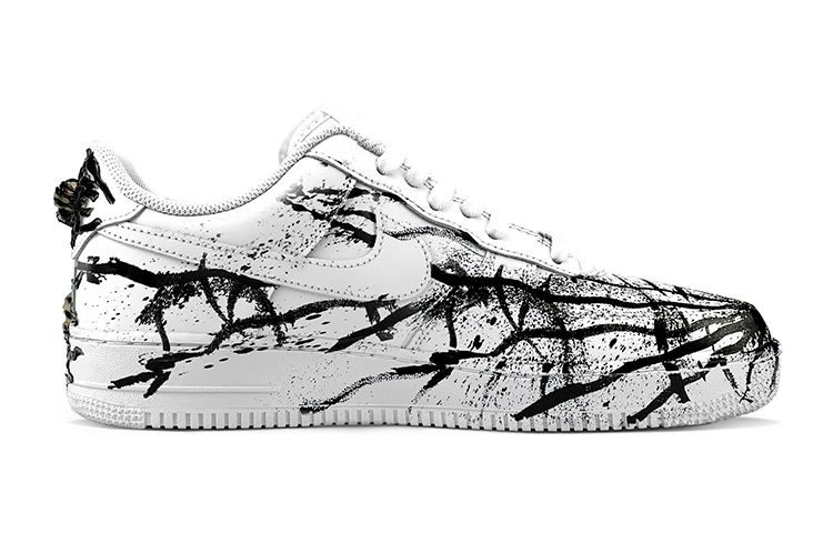 Order [カスタムシューズ] ナイキ エアフォース 1 LE 'クトゥルフ ブラック レッド' DH2920-111(TeamY-女款克苏鲁地狱使者黑红)