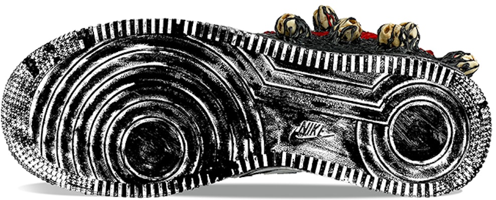 【定制球鞋】Nike Air Force 1 LE (GS) 空軍一號 低幫 克蘇魯 骷髏 舊日支配者 地獄使者 板鞋 黑紅 Purchase 【定制球鞋】Nike Air Force 1 LE (GS) 空軍一號 低幫 克蘇魯 骷髏 舊日支配者 地獄使者 板鞋 黑紅