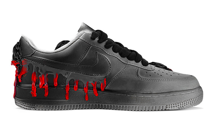 Order Nike Air Force 1 "Lágrimas de Cthulhu vs. Venom" DH2920-111(TeamY-女款克苏鲁毒液黑红)