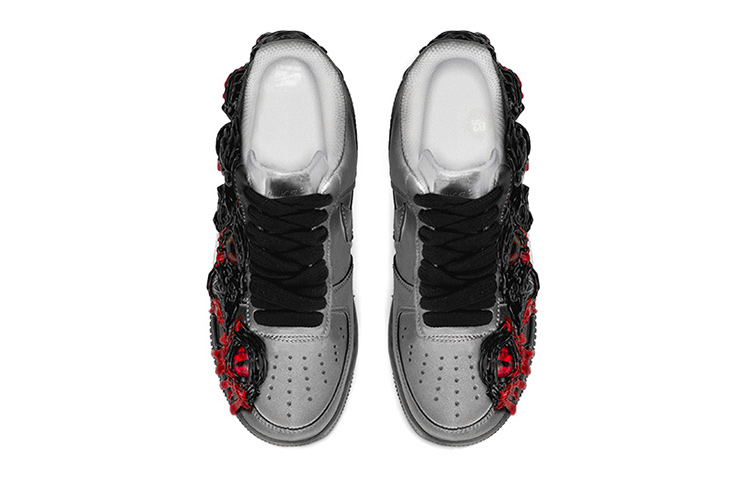 Shop Nike Air Force 1 "Lágrimas de Cthulhu vs. Venom" DH2920-111(TeamY-女款克苏鲁毒液黑红)