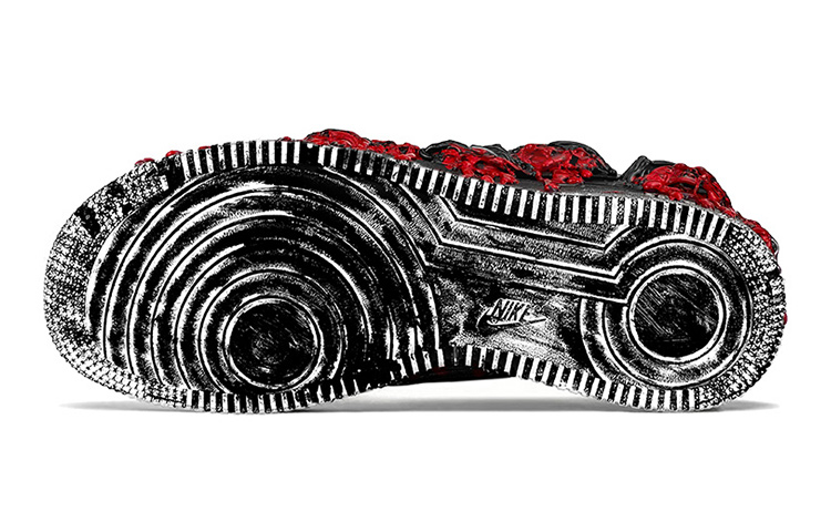 Details for Nike Air Force 1 "Lágrimas de Cthulhu vs. Venom" DH2920-111(TeamY-女款克苏鲁毒液黑红)