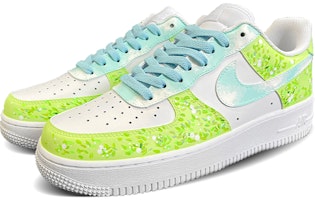 나이키 에어포스 1 LE '환상의 밀림' (커스텀) DH2920-111(TeamD-女款幻想丛林手绘涂鸦白绿 Lookbook 나이키 에어포스 1 LE '환상의 밀림' (커스텀) DH2920-111(TeamD-女款幻想丛林手绘涂鸦白绿