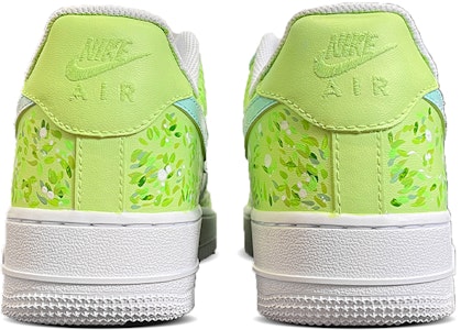 【定製球鞋】Nike Air Force 1 LE (GS) 空軍一號 幻想叢林 漸變 樹葉 手繪塗鴉 低幫 白綠 Purchase 【定製球鞋】Nike Air Force 1 LE (GS) 空軍一號 幻想叢林 漸變 樹葉 手繪塗鴉 低幫 白綠
