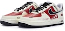 Lookbook Zapatillas Nike Air Force 1 Low 07 'Pintadas a Mano Rojo Blanco' CW2288-111(TeamR-男款竞速米白红GT3)