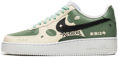 【訂製球鞋】 Nike Air Force 1 Low 07 空軍一號 野鶴製造 復古未來主題 特殊訂製款 低筒 休閒鞋 男款 白綠 Buy 【訂製球鞋】 Nike Air Force 1 Low 07 空軍一號 野鶴製造 復古未來主題 特殊訂製款 低筒 休閒鞋 男款 白綠