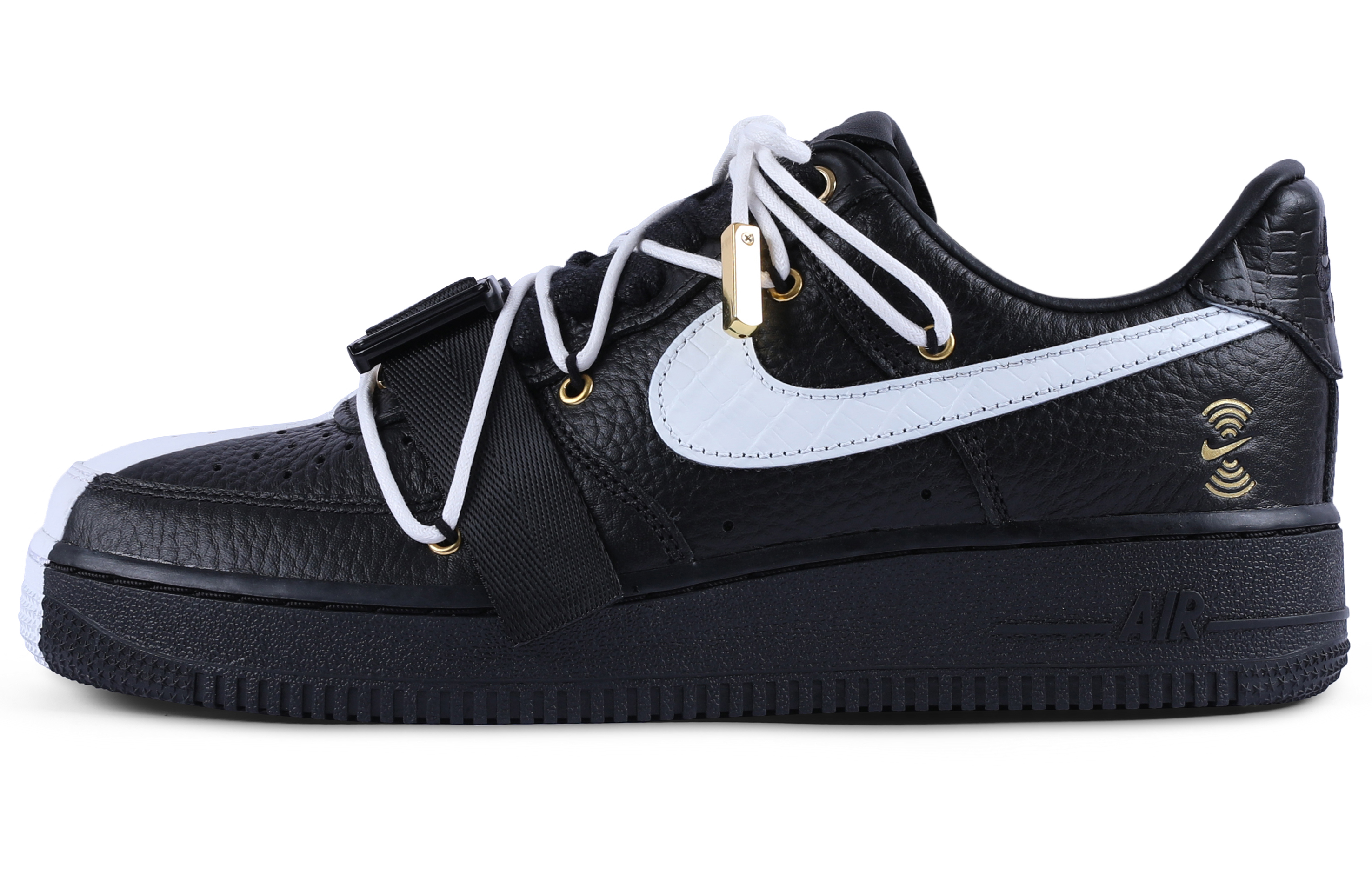 [Custom Shoes] Nike Air Force 1 Low 07 PRM 'Black Samurai'