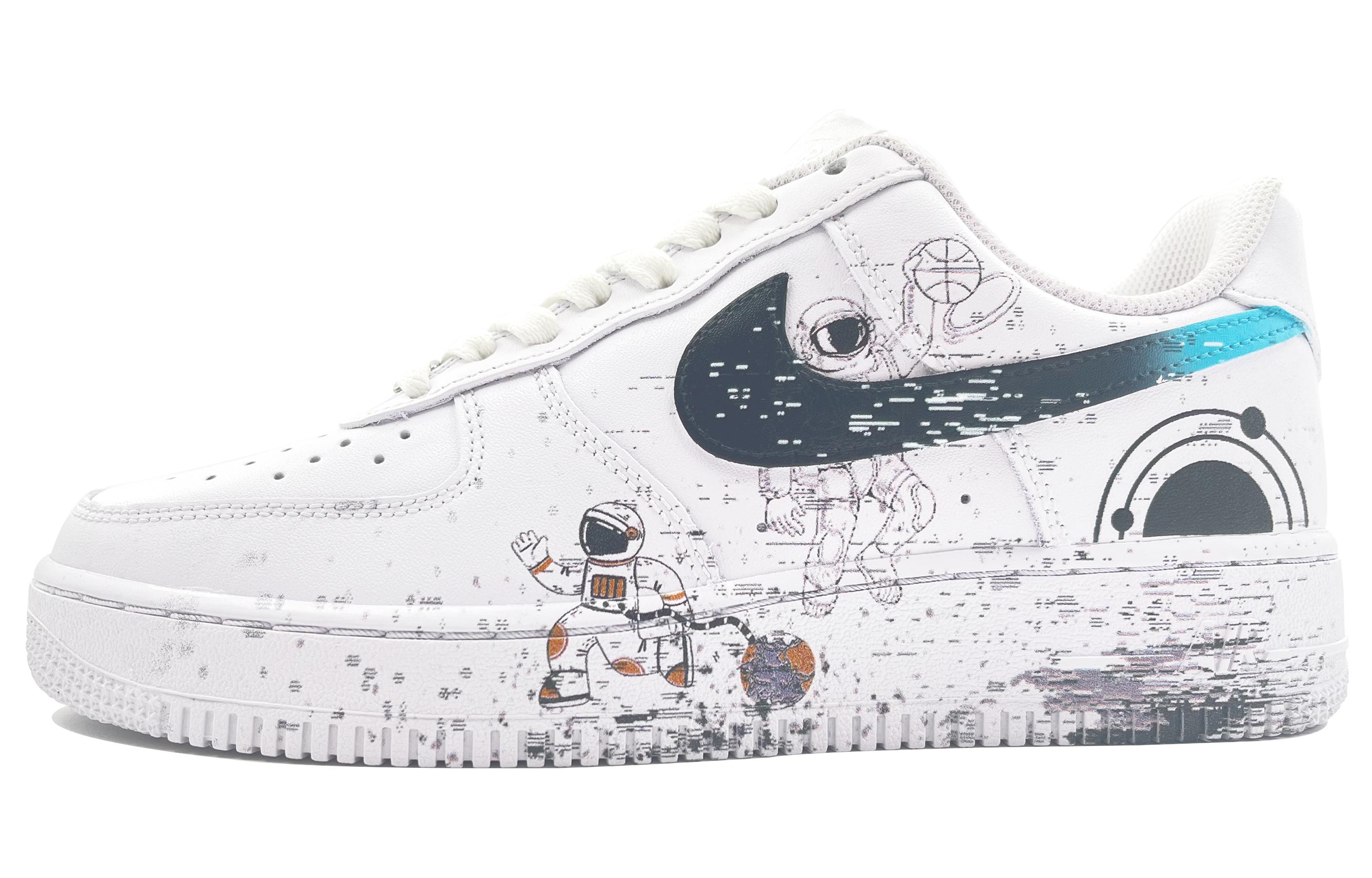 [Custom Shoes] Nike Air Force 1 Low '07 'Astronaut Space Travel'