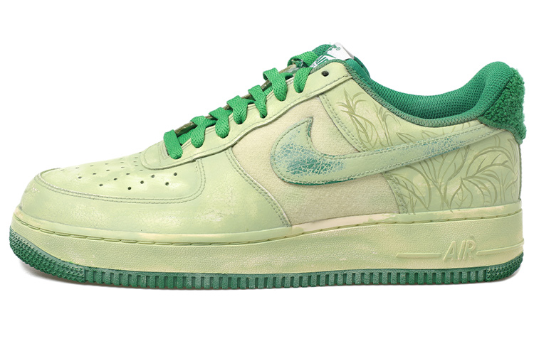 Buy 【定制球鞋】Nike Air Force 1 Low 07 空軍一號 中國風 竹子 復古 浸染 Vibe風 低幫 板鞋 男款 綠色