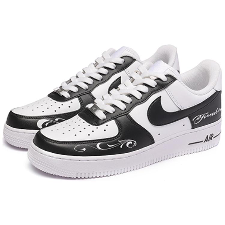 Lookbook [Shoes Custom] Nike Air Force 1 Low '07 'Graffiti Hitam' CW2288-111(team85-黑白美式）