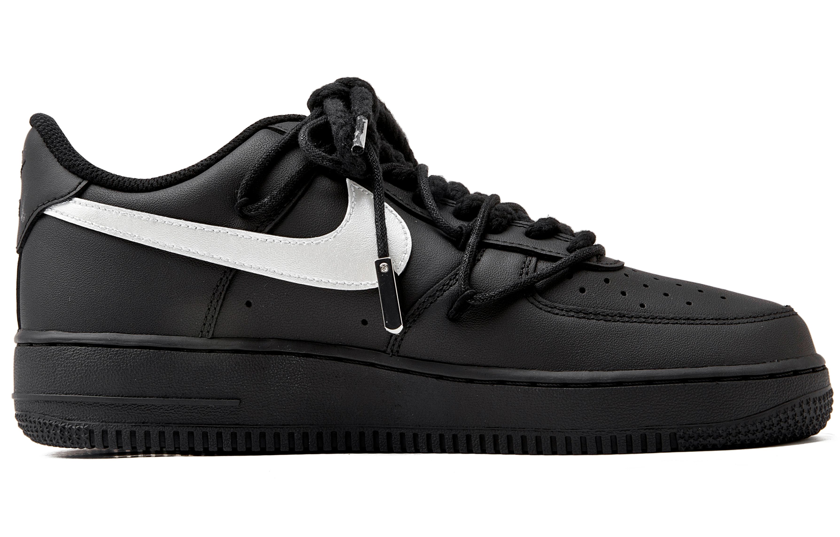 Order [Kasut Custom] Nike Air Force 1 Low '07 'Samurai Hitam' CW2288-001(Team55-哑光黑银贰)