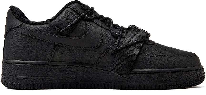 【定制球鞋】Nike Air Force 1 Low 07 空軍一號 黑武士 機能風 西裝暴徒 低幫 板鞋 男款 純黑 Order 【定制球鞋】Nike Air Force 1 Low 07 空軍一號 黑武士 機能風 西裝暴徒 低幫 板鞋 男款 純黑