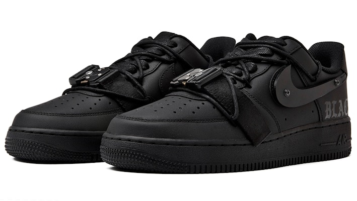 【定制球鞋】Nike Air Force 1 Low 07 空軍一號 黑武士 機能風 西裝暴徒 低幫 板鞋 男款 純黑 Lookbook 【定制球鞋】Nike Air Force 1 Low 07 空軍一號 黑武士 機能風 西裝暴徒 低幫 板鞋 男款 純黑