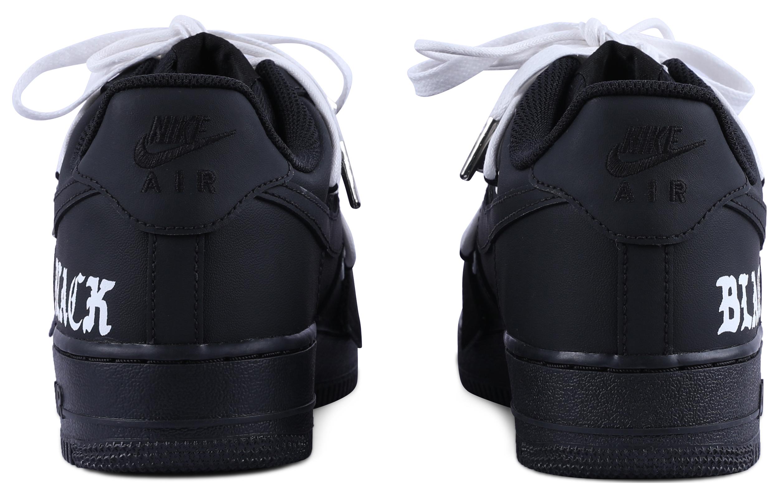 Shop [Zapatillas Personalizadas] Nike Air Force 1 Low '07 'Samurai Negro' CW2288-001(Team55-哑光黑白叁S-BOX)