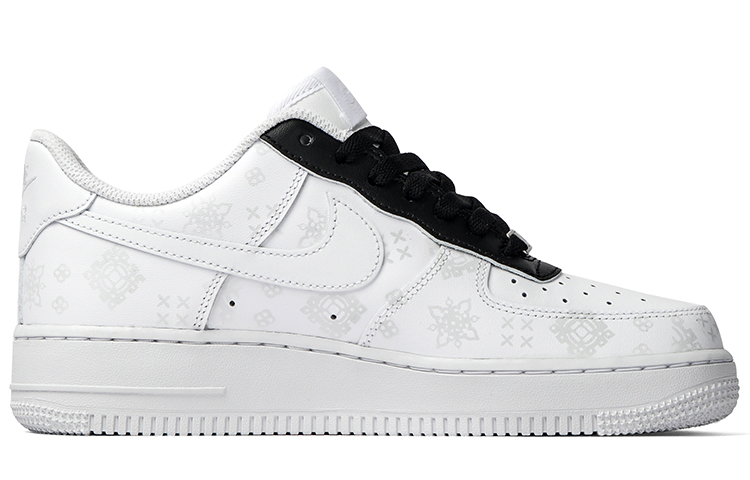 Order [Zapatillas Personalizadas] Nike Air Force 1 Low '07 'Seda Negra' CW2288-111(Team拾柒-男款低帮黑丝绸板鞋黑白)