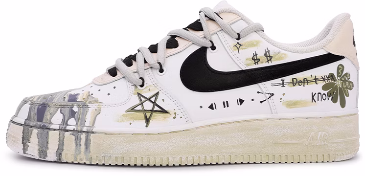 custom-shoes-nike-air-force-1-low-07-black-yellow-graffiti