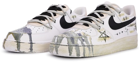 【カスタムシューズ】ナイキ エアフォース1 ロー‘07‘ブラックイエローグラフィティ’ CW2288-111(TeamM-男鎏金岁月流体) Lookbook 【カスタムシューズ】ナイキ エアフォース1 ロー‘07‘ブラックイエローグラフィティ’ CW2288-111(TeamM-男鎏金岁月流体)