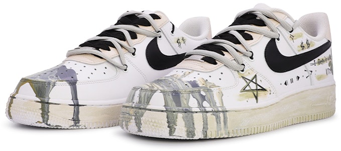 나이키 에어포스 1 로우 '07 '블랙 옐로우 그라피티' 커스텀 CW2288-111(TeamM-男鎏金岁月流体) Lookbook 나이키 에어포스 1 로우 '07 '블랙 옐로우 그라피티' 커스텀 CW2288-111(TeamM-男鎏金岁月流体)