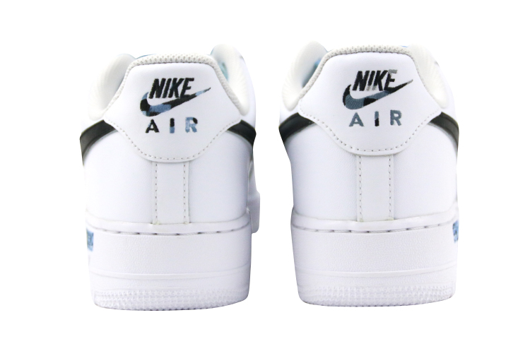 Shop カスタムAF1 '07 ブルーブラック迷彩グラデ CW2288-111(Team叁-男款喷绘手绘蓝黑迷彩)