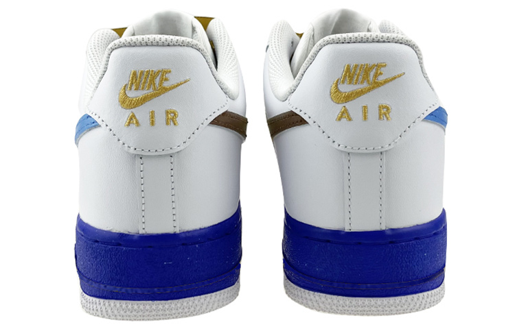 [Custom Shoes] Nike Air Force 1 Low '07 'Blue Gold Distressed Sun' 圖 5