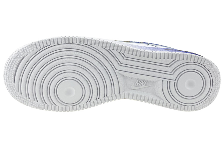 [Custom Shoes] Nike Air Force 1 Low '07 'Blue Gold Distressed Sun' 圖 6