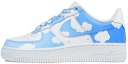 Buy 【定制球鞋】Nike Air Force 1 Low 07 空軍一號 玖制 藍天白雲 浪漫藍天 雲朵 漸變 晴天 復古 經典 低幫 板鞋 男款 藍色