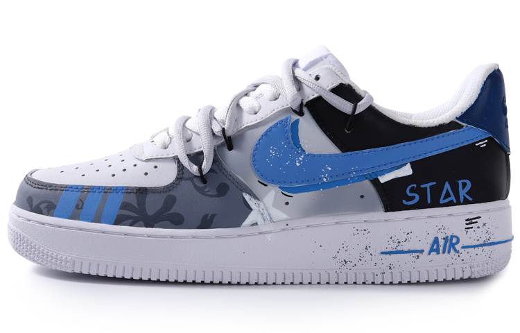 Buy [Kasut Tersuai] Nike Air Force 1 Low '07 'Graffiti Anggur Biru' CW2288-111-465229