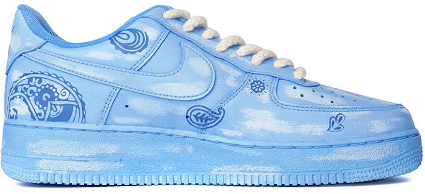 Zapatillas Nike Air Force 1 Low '07 'Azul Blanco Flores Desgastadas' CW2288-111(Team拾柒-男女款腰果花破旧感蓝白) Order Zapatillas Nike Air Force 1 Low '07 'Azul Blanco Flores Desgastadas' CW2288-111(Team拾柒-男女款腰果花破旧感蓝白)