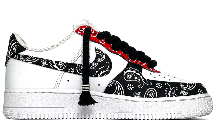 Order [Sepatu Custom] Nike Air Force 1 Low '07 'Bunga Gajus Asimetrik' CW2288-111(Team肆-男款腰果花喷绘)