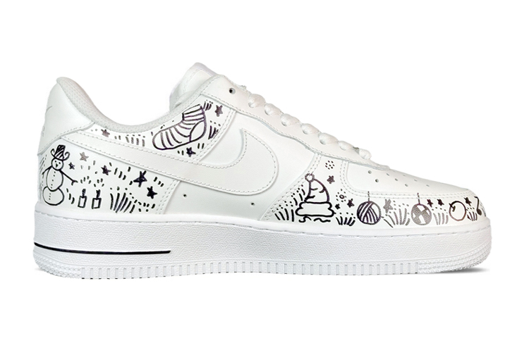 Order [Custom Shoes] Nike Air Force 1 Low '07 'Christmas Eve Graffiti' CW2288-111-486771