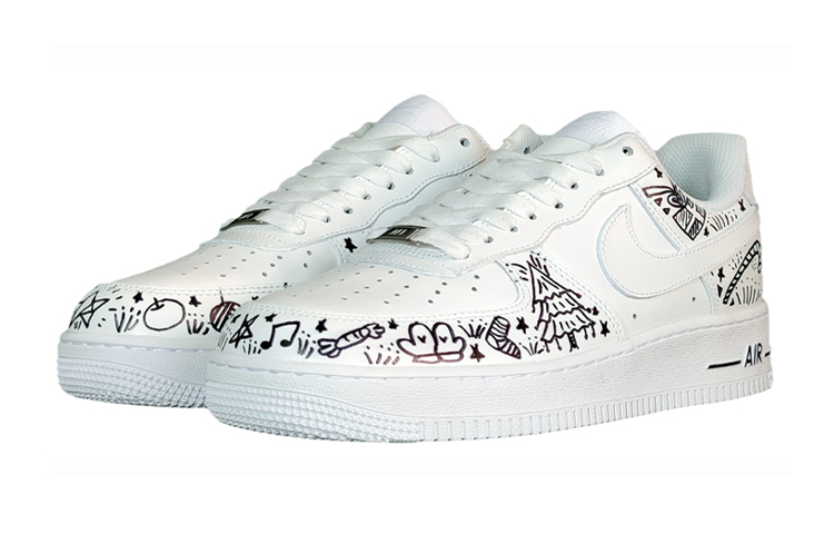 Lookbook [Custom Shoes] Nike Air Force 1 Low '07 'Christmas Eve Graffiti' CW2288-111-486771