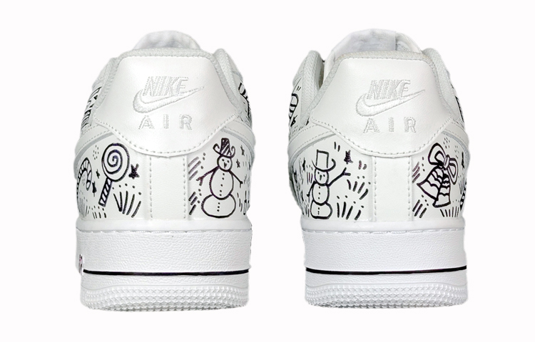 Shop [Custom Shoes] Nike Air Force 1 Low '07 'Christmas Eve Graffiti' CW2288-111-486771