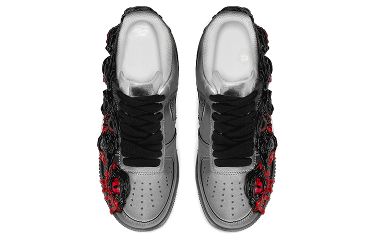 Shop [Sepatu Custom] Nike Air Force 1 Low '07 'Cthulhu Blood Tears vs Venom Dark Series' CW2288-111(TeamY-男款克苏鲁毒液黑红)