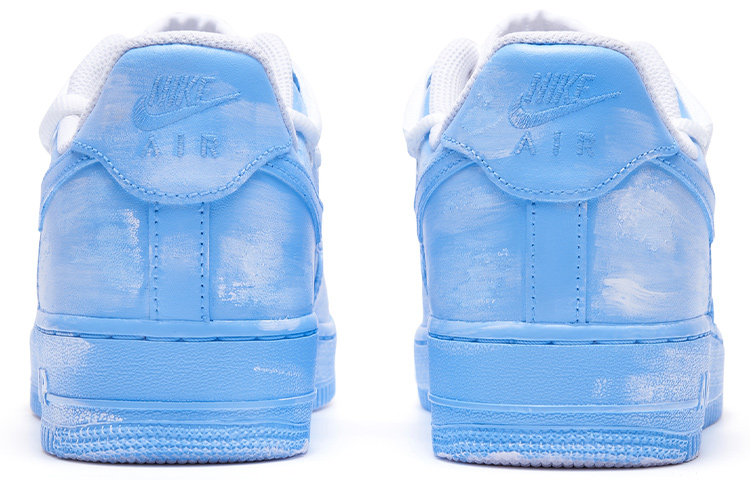 Shop Zapatillas Nike Air Force 1 Low '07 'Personalizadas Azul y Blanco' CW2288-111(TeamR-男款迷幻蓝S-BOX)