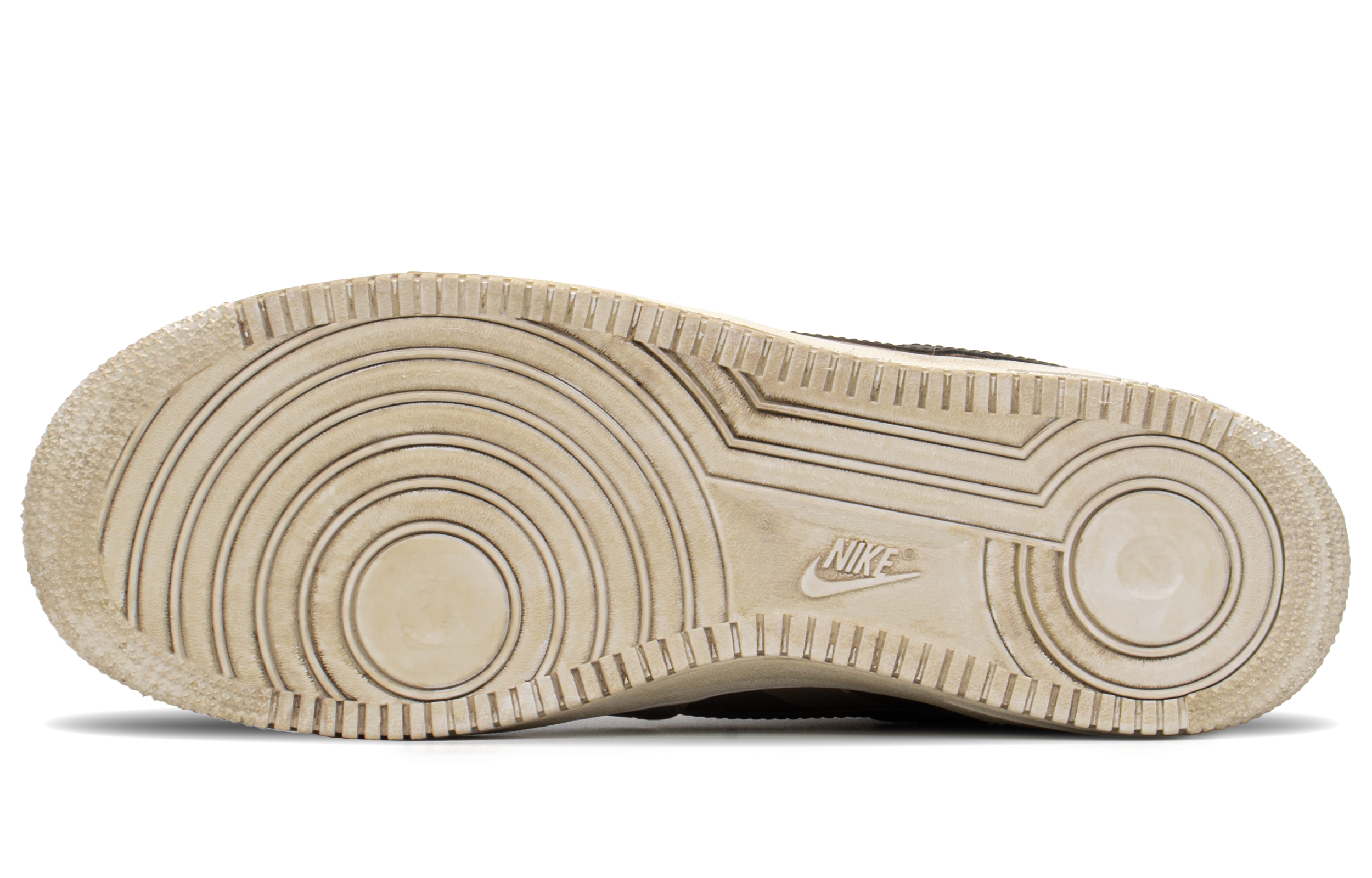 Shop [カスタムシューズ] ナイキ エアフォース1 ロー '07 '手描きヴィンテージ機械' CW2288-111(TeamA-AF做旧机械S-BOX)