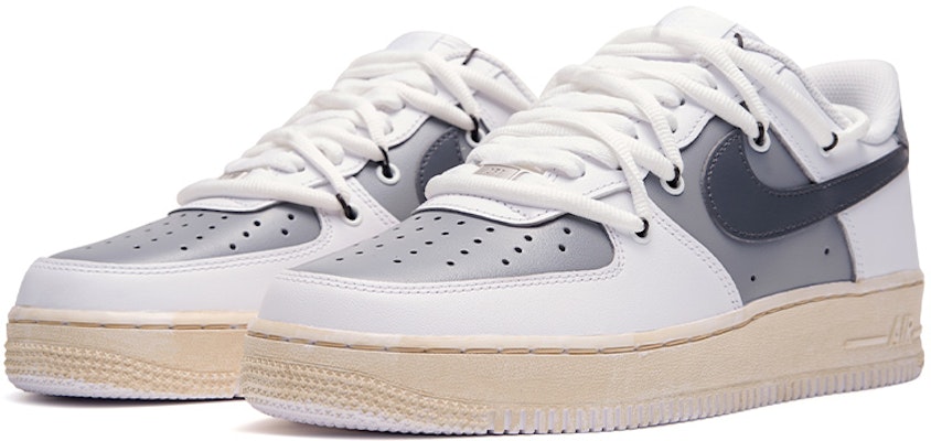 Zapatillas Nike Air Force 1 Low '07 'Gris Ahumado Pintado a Mano' CW2288-111(TeamR-男款烟灰S-BOX) Lookbook Zapatillas Nike Air Force 1 Low '07 'Gris Ahumado Pintado a Mano' CW2288-111(TeamR-男款烟灰S-BOX)