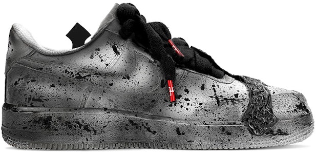 【カスタムシューズ】ナイキエアフォース1ロー'07「ダーククロスゴシック」 CW2288-111(TeamY-男款十字架黑灰) Order 【カスタムシューズ】ナイキエアフォース1ロー'07「ダーククロスゴシック」 CW2288-111(TeamY-男款十字架黑灰)