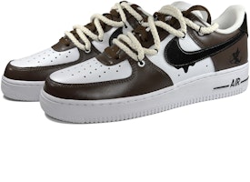 【定制球鞋】Nike Air Force 1 Low 07 空軍一號 暗黑風 暗黑丘比特 低筒 板鞋 男款 摩卡黑 Lookbook 【定制球鞋】Nike Air Force 1 Low 07 空軍一號 暗黑風 暗黑丘比特 低筒 板鞋 男款 摩卡黑