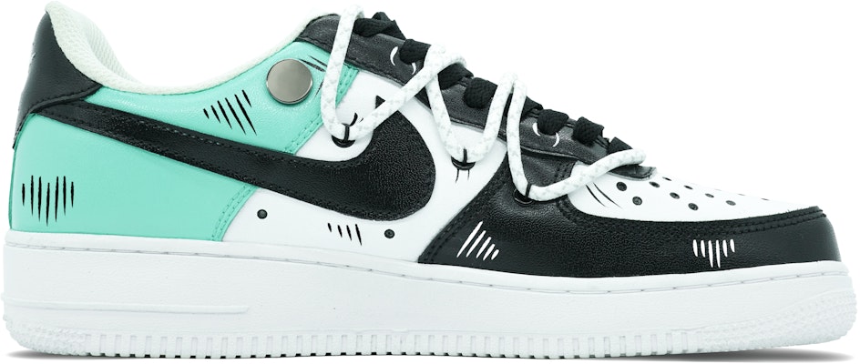 Nike Air Force 1 '07 Desconstruidas Blancas/Negras/Verdes CW2288-111(Team16-男款二次元解构白黑绿) Order Nike Air Force 1 '07 Desconstruidas Blancas/Negras/Verdes CW2288-111(Team16-男款二次元解构白黑绿)
