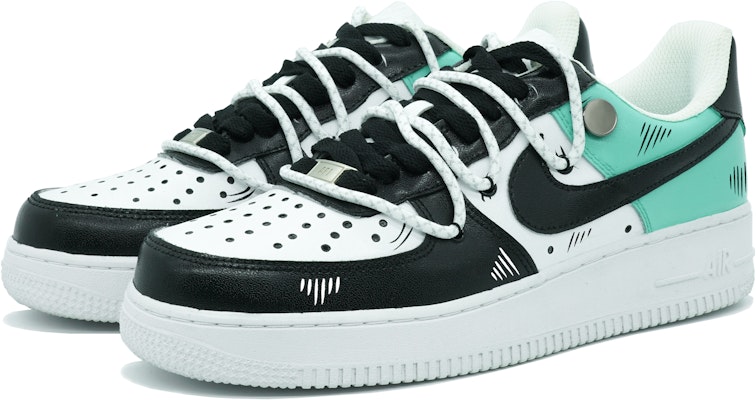 Nike Air Force 1 '07 Desconstruidas Blancas/Negras/Verdes CW2288-111(Team16-男款二次元解构白黑绿) Lookbook Nike Air Force 1 '07 Desconstruidas Blancas/Negras/Verdes CW2288-111(Team16-男款二次元解构白黑绿)