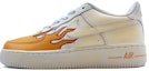 Buy Zapatillas Nike Air Force 1 Low '07 'Amarillo Llama Desgastado' 315122-111(TeamD-男款黄色火焰喷绘彩绘)