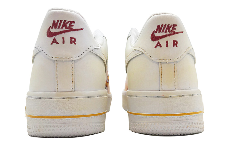 Purchase Zapatillas Nike Air Force 1 Low '07 'Amarillo Llama Desgastado' 315122-111(TeamD-男款黄色火焰喷绘彩绘)