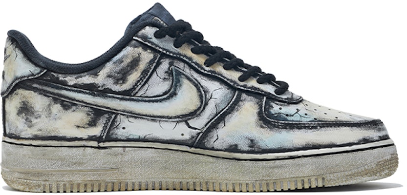 Zapatillas Nike Air Force 1 Low '07 'Doomsday Pintadas a Mano' CW2288-111(Team11-末日男款黑白S-BOX) Order Zapatillas Nike Air Force 1 Low '07 'Doomsday Pintadas a Mano' CW2288-111(Team11-末日男款黑白S-BOX)
