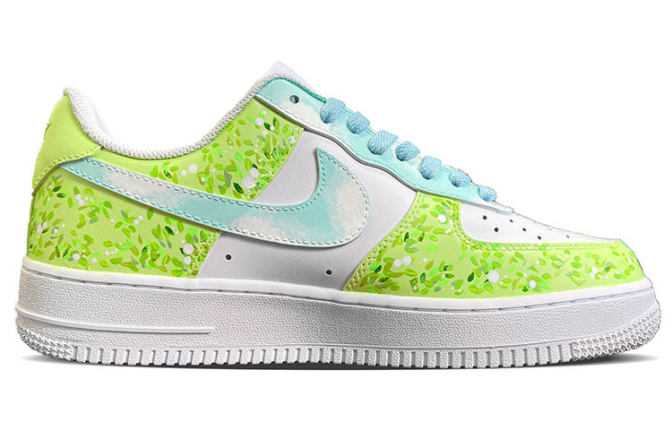 [Custom Shoes] Nike Air Force 1 Low '07 'Fantasy Jungle Gradient Leaf Hand-Painted Graffiti' 圖 2