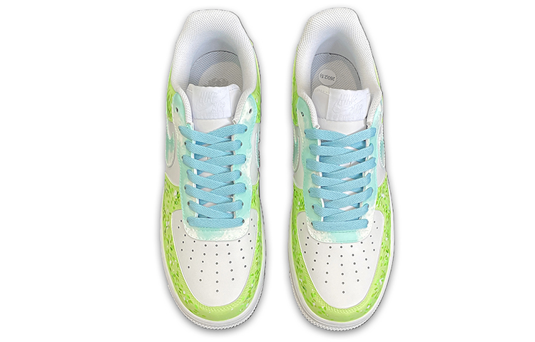 [Custom Shoes] Nike Air Force 1 Low '07 'Fantasy Jungle Gradient Leaf Hand-Painted Graffiti' 圖 4